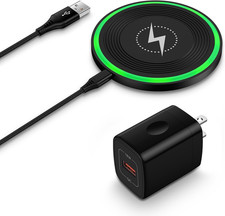 Android Wireless Charger Fast Charging Pad for Motorola Edge/Razr 2025 2024,Moto