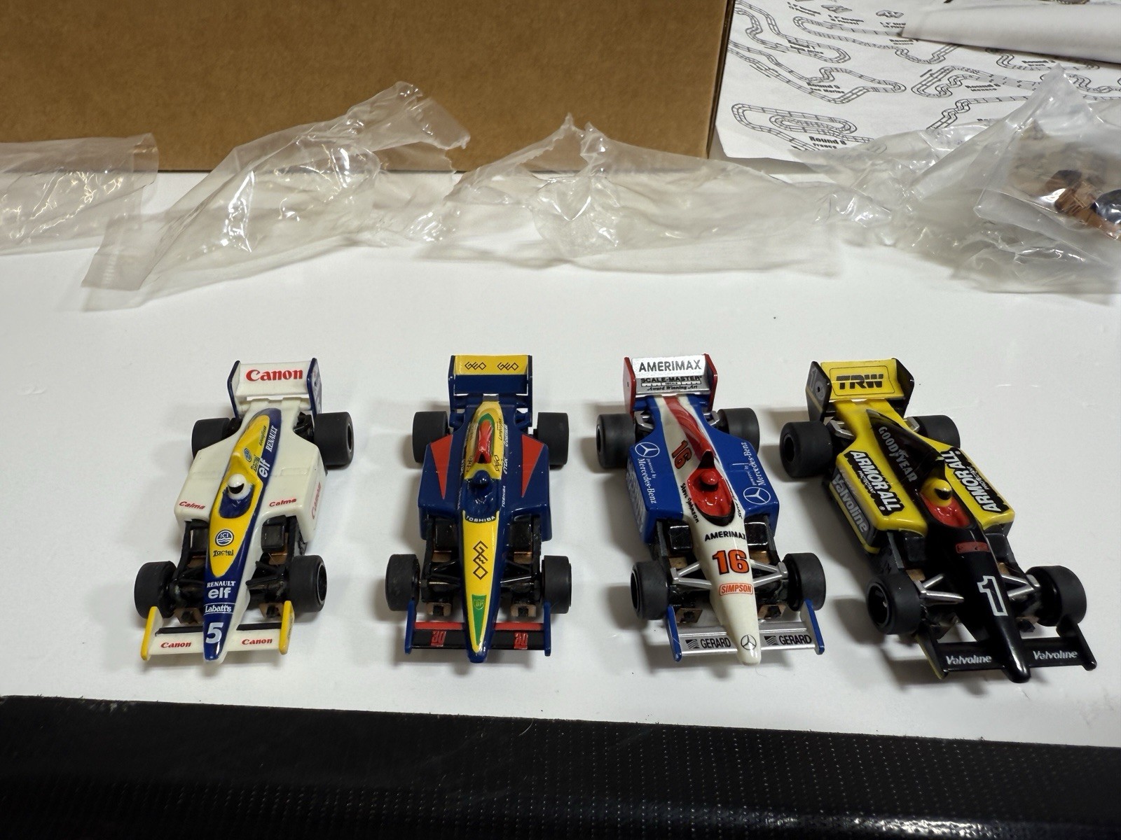 SLOT CARS TOMY TEAM AFX SUPER INTERNATIONAL RACE SET HO SCALE ROAD RACING