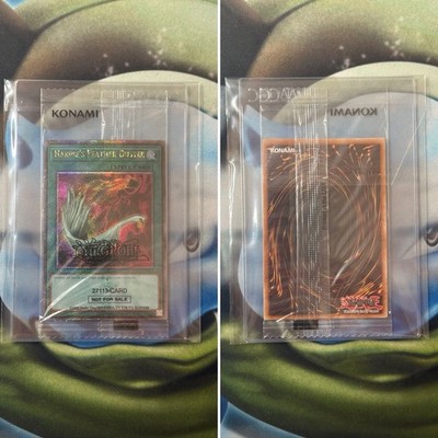 SEALED & MINT Harpie's Feather Duster EDC1-EN001 Yu-Gi-Oh! Card with Ink Error