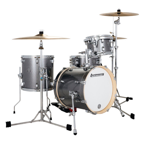 Ludwig Breakbeats by Questlove 4-Piece Shell Pack w/16" Kick - Frosted Sparkle