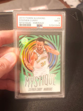 2019 Panini Illusions Stephen Curry Mystique-Emerald PSA 9