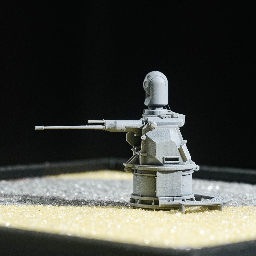 1/72/100/144/200/250/350 U.S. Mk 38 Mod 2 25mm Machine Gun 3DPrint