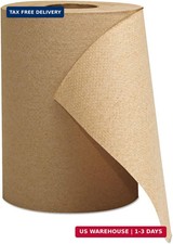 GEN 1804 Hardwound Roll Towels 1-Ply Brown 8-Inch x 300 ft 12 Rolls/Carton
