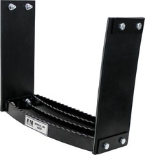 KM Universal Bolt-On Flex Step W/ Mounting Bracket Black Flexible Step