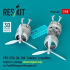 PBY-5/5A/ OA-10A "Catalina" (closed engines bay)  1/48 ResKit RSU48-0483