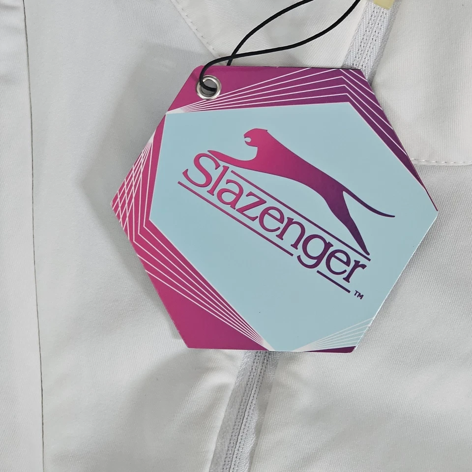 Nuevo Jersey de Golf Slazenger Cuarto Cremallera Pantera Blanco Para Hombre Talla XL Myrtle Beach  Foto 3 de 4