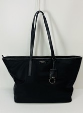 TUMI Black Durable Nylon Large Travel Tote Bag