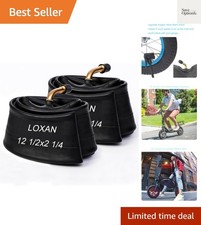 2 Pack 12.5x2.25 Bike Inner Tubes for 12" and 12.5" Electric Scooters