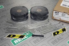 Dei Titanium Exhaust Wrap Kit Two 2 X 50 Rolls W 4 8 Locking Ties Tool