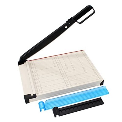 12-Inch Guillotine Paper Trimmer - Durable Metal & ABS, 12 Sheet Capacity