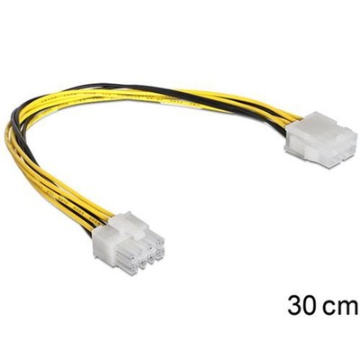 Delock Kabel Stromversorgung 8 Pin EPS Verlängerung St # 83342