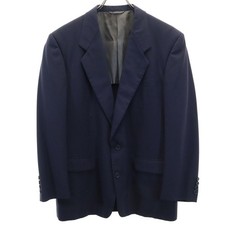 Used Christian Dior 90s Old wool blend tailored jacket A-5 Navy MONSIEUR Men's