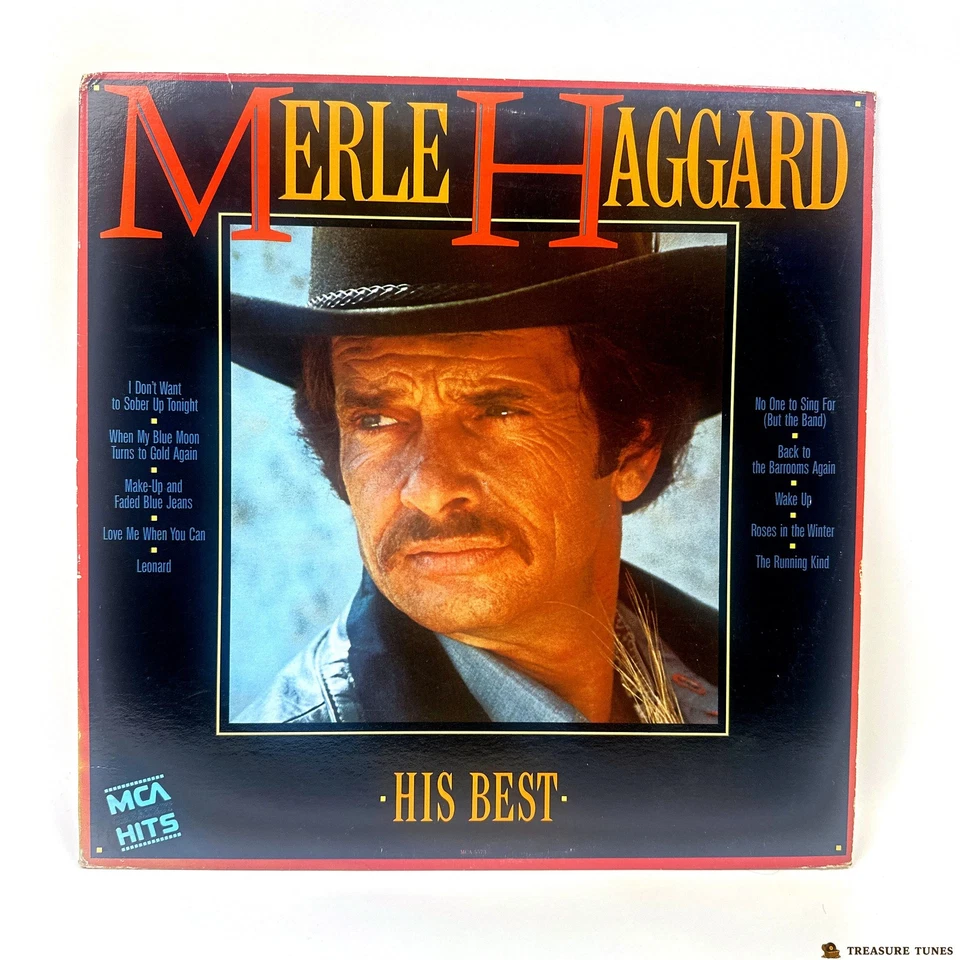 Merle Haggard – His Best Vinyl (LP, Compilation) MCA-5573 - Image 2 of 4