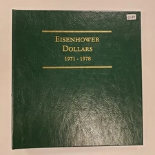 1971-1978 $1 Eisenhower Dollar Collection Complete - Littleton Album - SKU-Q1139