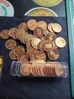 1963 -2007  Roll of 50 Mixed Dates Lincoln Proof Pennies RED BU UNCIRCULATED!