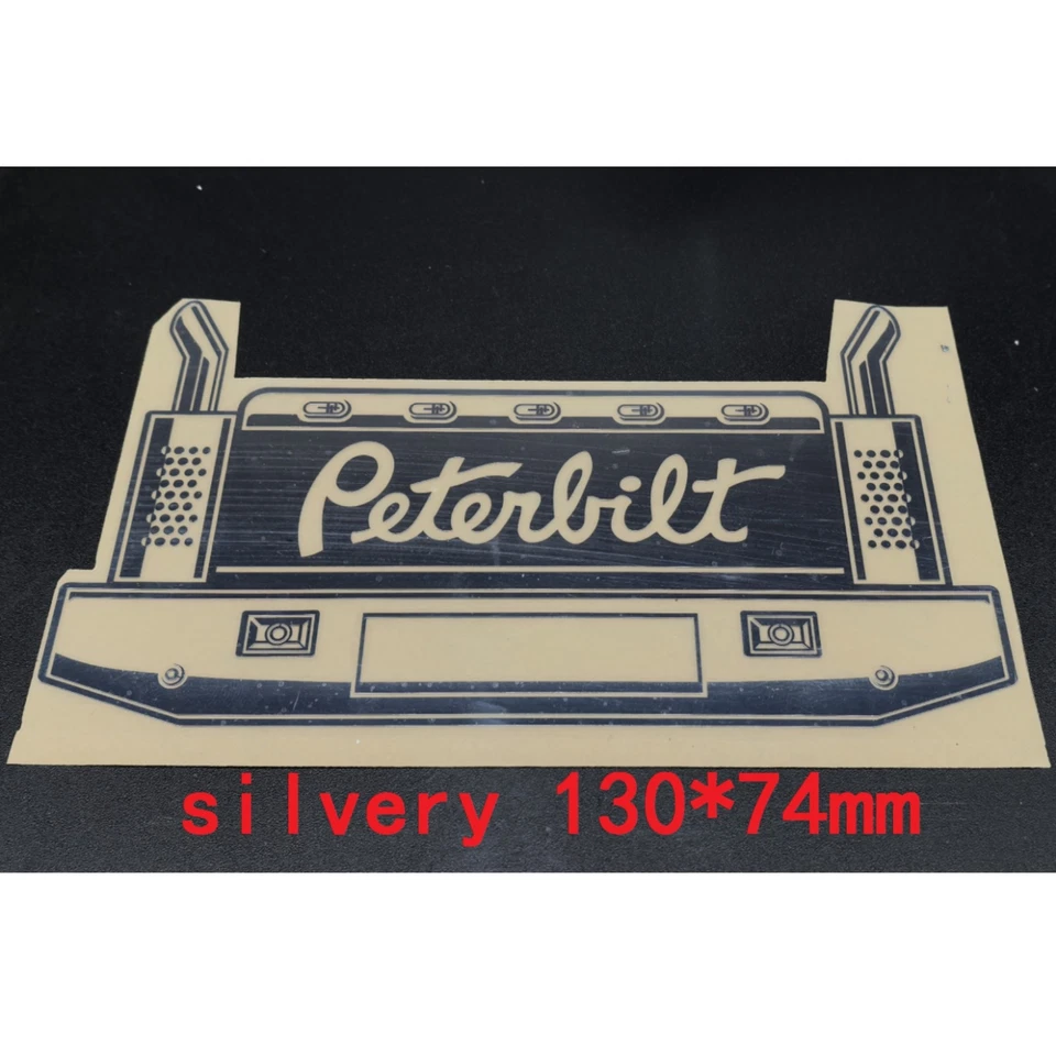 Silberne Metallpastenaufkleber für Tamiya 1/14 RC Truck King Hauler 56301 56344 - Bild 2 von 4