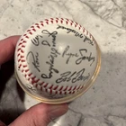 1985 Chicago Cubs Facsimile Team Signed Autograph Baseball