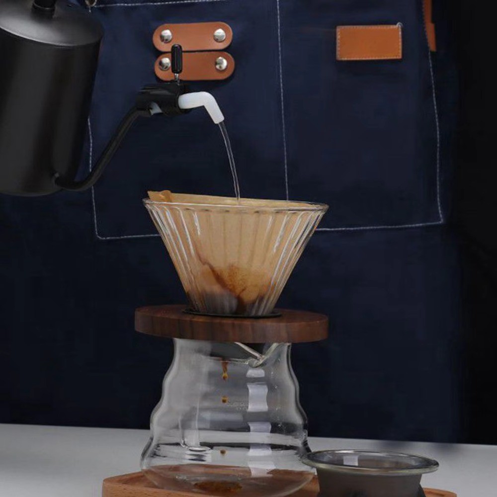 Schmaler Mund Kaffee Wasserkocher Gänsehals Tropf Im Freien