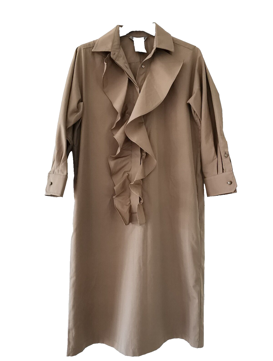 【関税&送料込】Max Mara Dresses Beige MAX MARA 🌟 Beige COTTON Dress 6Usa_8Uk_ 36De_ 40It_ 38Fr
