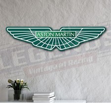 Plaque Métal Enseigne Aston martin, déco garage voiture, décoration panneau