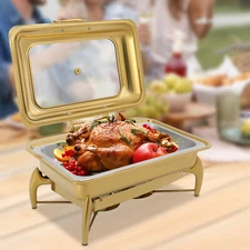 Chafing Dish Buffet Stove Rectangular Catering Chafer Stove Buffet Stove USA NEW