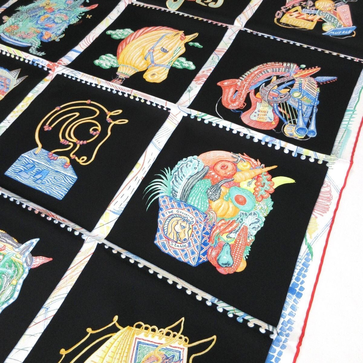 RARE HERMES Silk Scarf RARE HERMES Silk Scarf