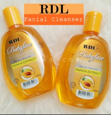 2 Rdl Babyface Facial Cleanser With Papaya Extract 75ml Each Ebay