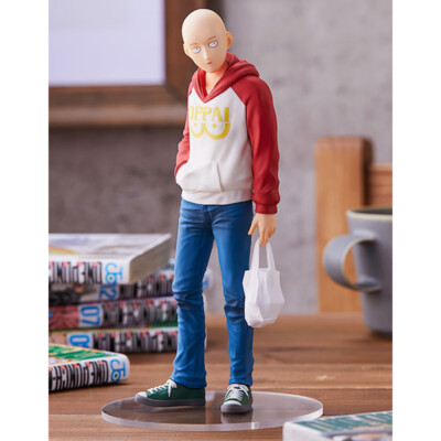 Figurine One Punch Man - Saitama 18cm, Modèle De Collection, PVC, Emballage Scellé