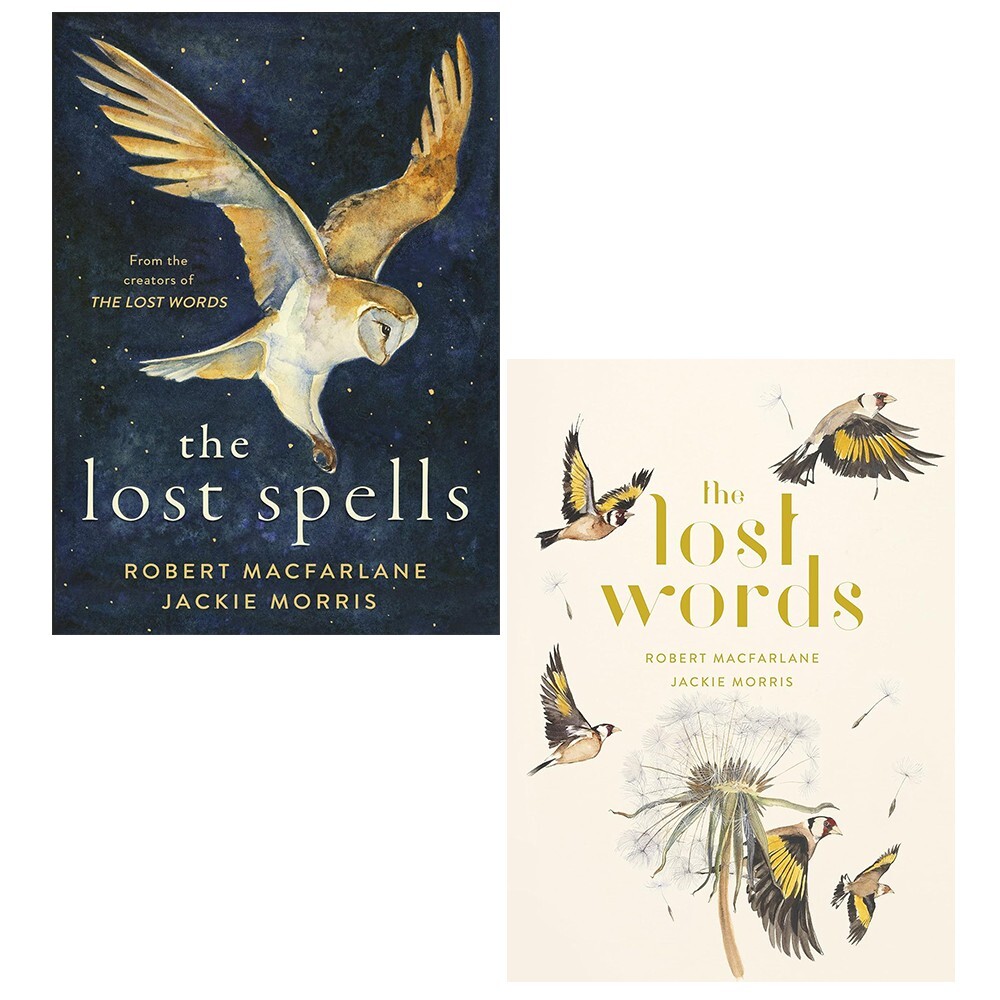 Robert Macfarlane Collection 2 Books Set  Lost Spells, Lost Words Hardcover