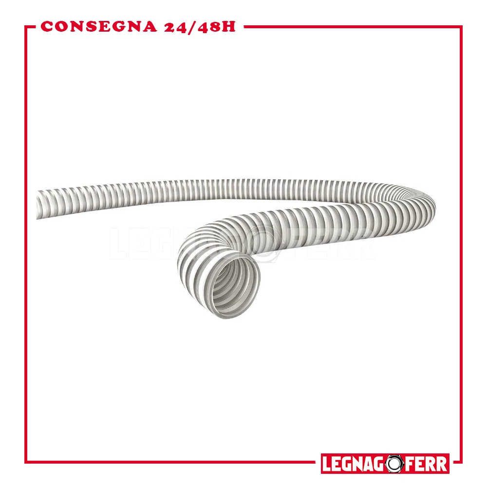 Tubo Aspirazione ALIFLEX 35 Mm - 10 Metri, PVC Traslucido Per Pompe Acqua, 7 Bar - 2