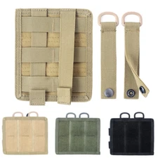 Tactical MOLLE Patch Board Panel Hook&Loop Display Holder Backpack Plate Carrier
