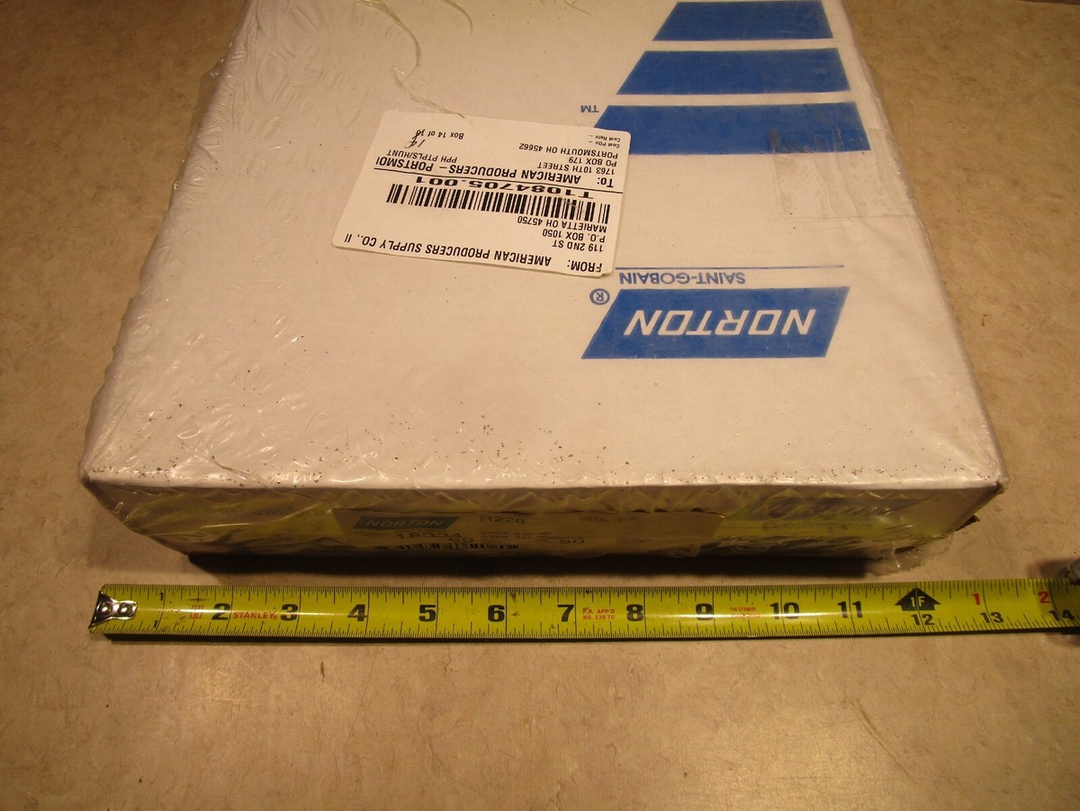 50 PCS NORTON 662611 18334 STICK/SAND DISCS 9