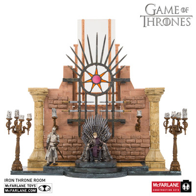 Iron Throne Room Eiserner Thron Game of Thrones Building Set MBS 19391 McFarlane
