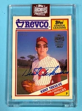 2023 Topps Archives Signature Series Kent Tekulve Revco Encased Auto 29/38