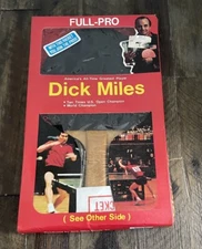 Vintage Dick Miles Full Pro Racket Ping Pong Paddle Table Tennis New In Package