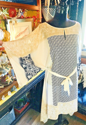 Old Stock NT Bohemian Wonder Hippie Spirit Chino's Black Market Angel Caftan 14