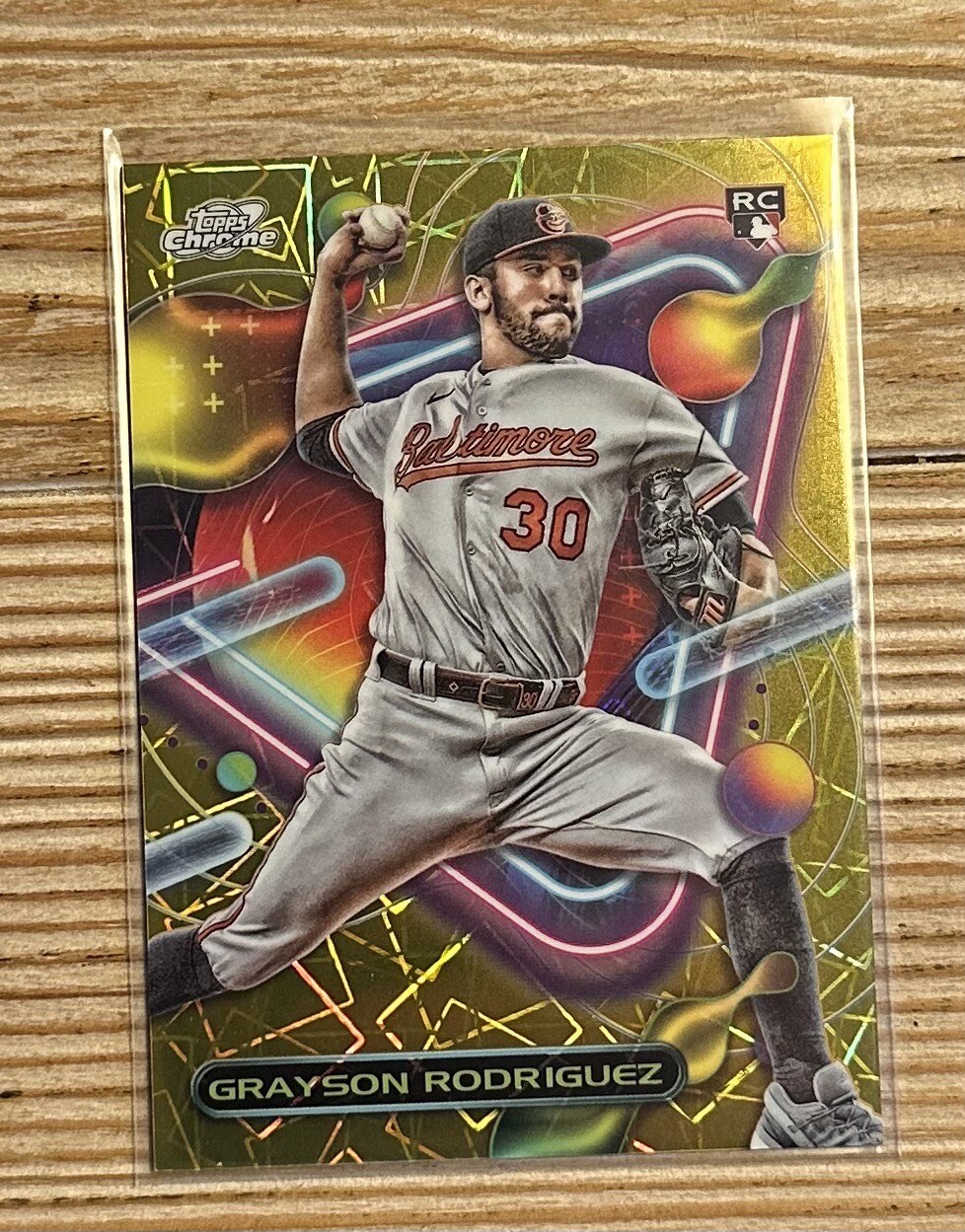 2023 Topps Cosmic Chrome Grayson Rodriguez Rookie Gold Refractor /50 Orioles