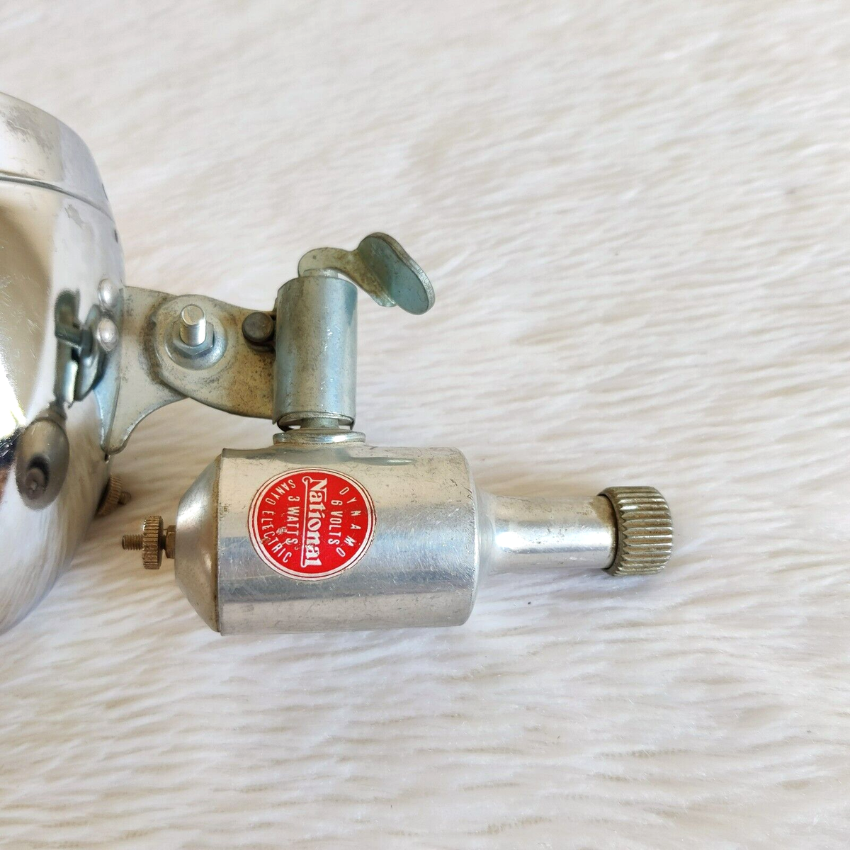 Vintage Sanyo Bicycle Light Generator Metal Aluminium Dynamo Vintage Sanyo Bicycle Light Generator Metal Aluminium Dynamo