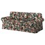ikea ektorp 3 seat sofa slipcover cover lindbo multicolor floral new 904 033 75