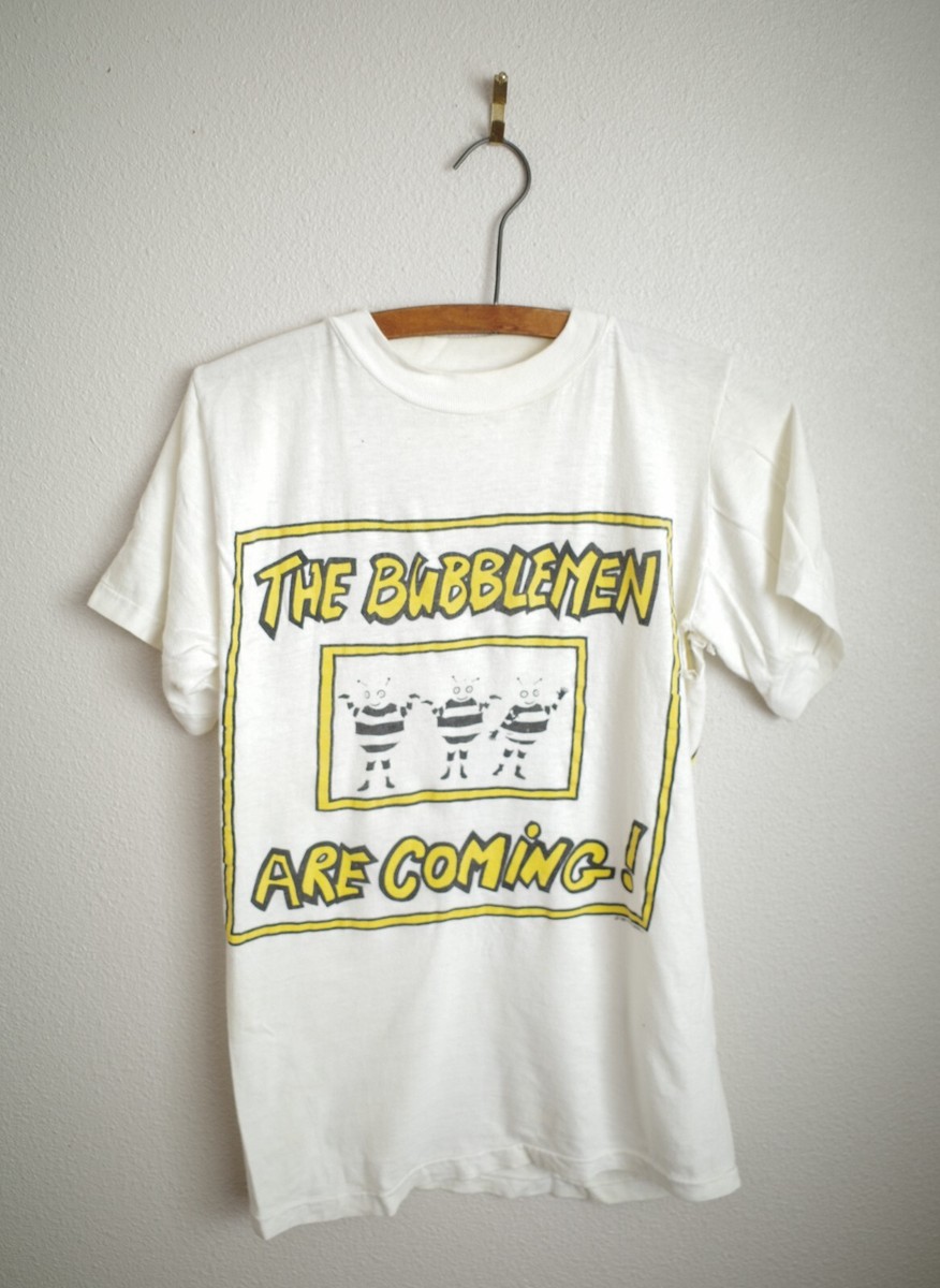 Vintage 1988 Love And Rockets Shirt The Bubblemen are Coming! Tour