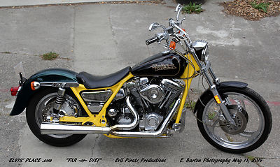 1982 Harley FXR swingarm + pivot blocks FXRT FXRD FXRP FXLR FXRC