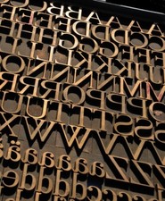 Bookbinding Brass Type set 1.14" embossing gold finishing bookbinder gilding ~