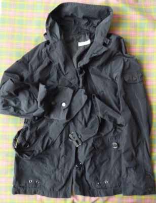 Leichte Damenjacke von S.MILTON, dunkel graublau, Größe 44,  tolle Details