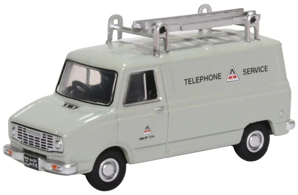 Oxford Diecast 76SHP007 Sherpa Van Telefonservice 1:76 MaßStab Grau-image