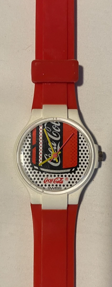 Coca cola swatch watch 1980's sale