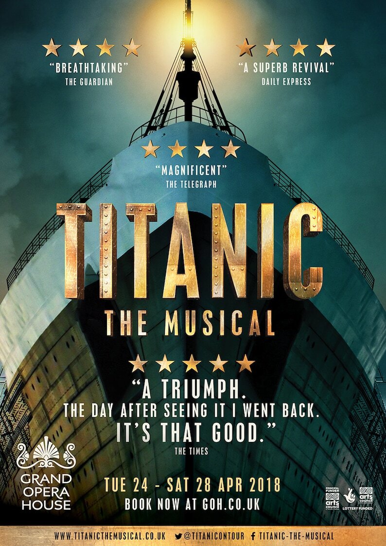 Musical Theater Titanic Broadway Poster Print 17 X 12 Reproduction