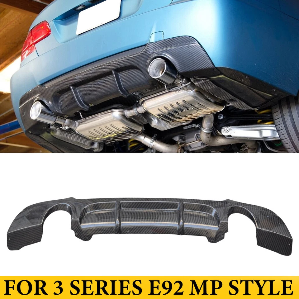 Carbon Fiber M Performance Rear Diffuser Lip For 2006-2013 BMW E92 E93 328i 335i - Image 2 of 4