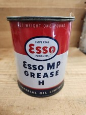 Esso MP Grease H Imperial Oil Limited Tin Can As Found Needs Cleaning