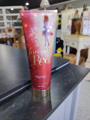 Bath & Body Works Forever Red Triple Moisture Body Cream 8 oz. - NEW Not Sealed