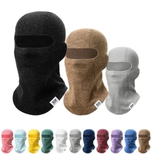 Winter Knitted Mask Full Face Cover Scarf Mask Warm Balaclava for Adult Skiing